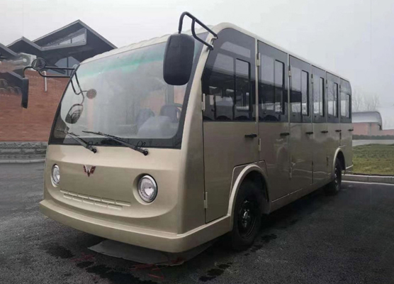 燃油封閉式觀光車(chē) 14-23座定制